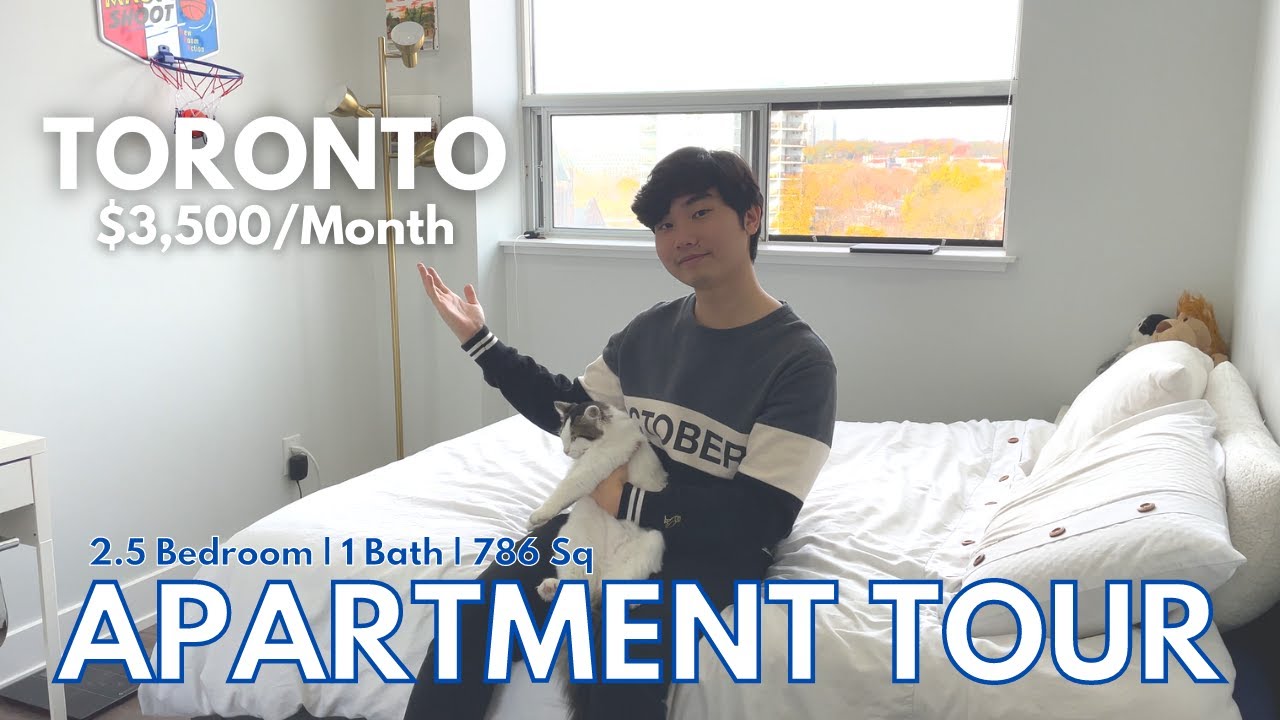 MY TORONTO APARTMENT TOUR | $3,500/month for 2.5 Bedroom | 1 Bathroom | 786 Square Feet