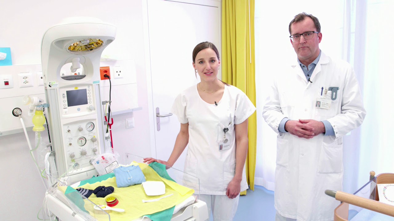 Geburt an der Frauenklinik. Natürlich!
