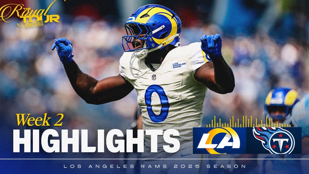 Rams Top Plays vs. Titans: Davante Adams' First Rams TD, Byron Young's Forced Fumble & More