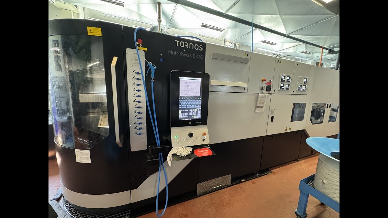 CNC AUTOMATIC LATHE TORNOS MULTISWISS 8X26