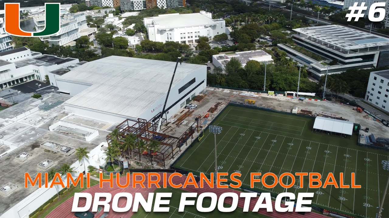 Indoor Practice Facility & Greentree Practice Fields Renovations | Update #6 | 4K Drone Footage