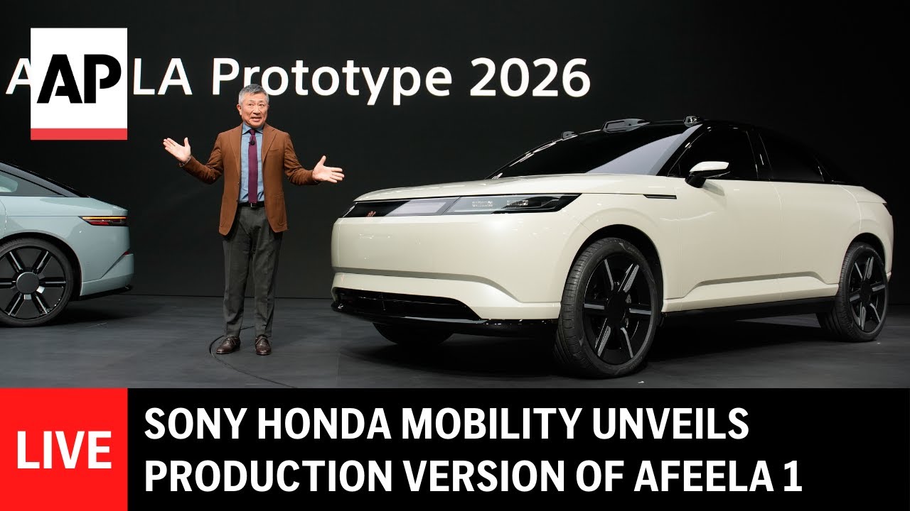 CES 2026 LIVE: Sony Honda Mobility unveils production version of AFEELA 1