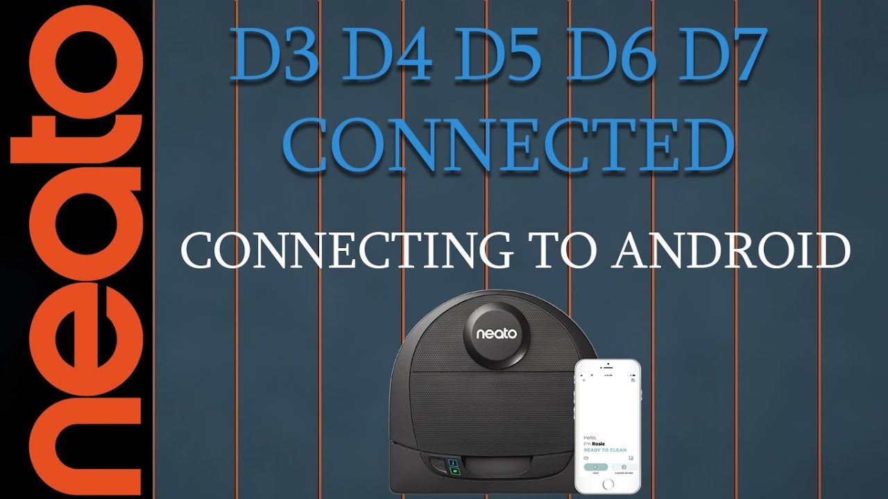 D3 D4 D5 D6 D7 Подключено &mdash; подключение к приложению Neato на устройстве Android или iOS