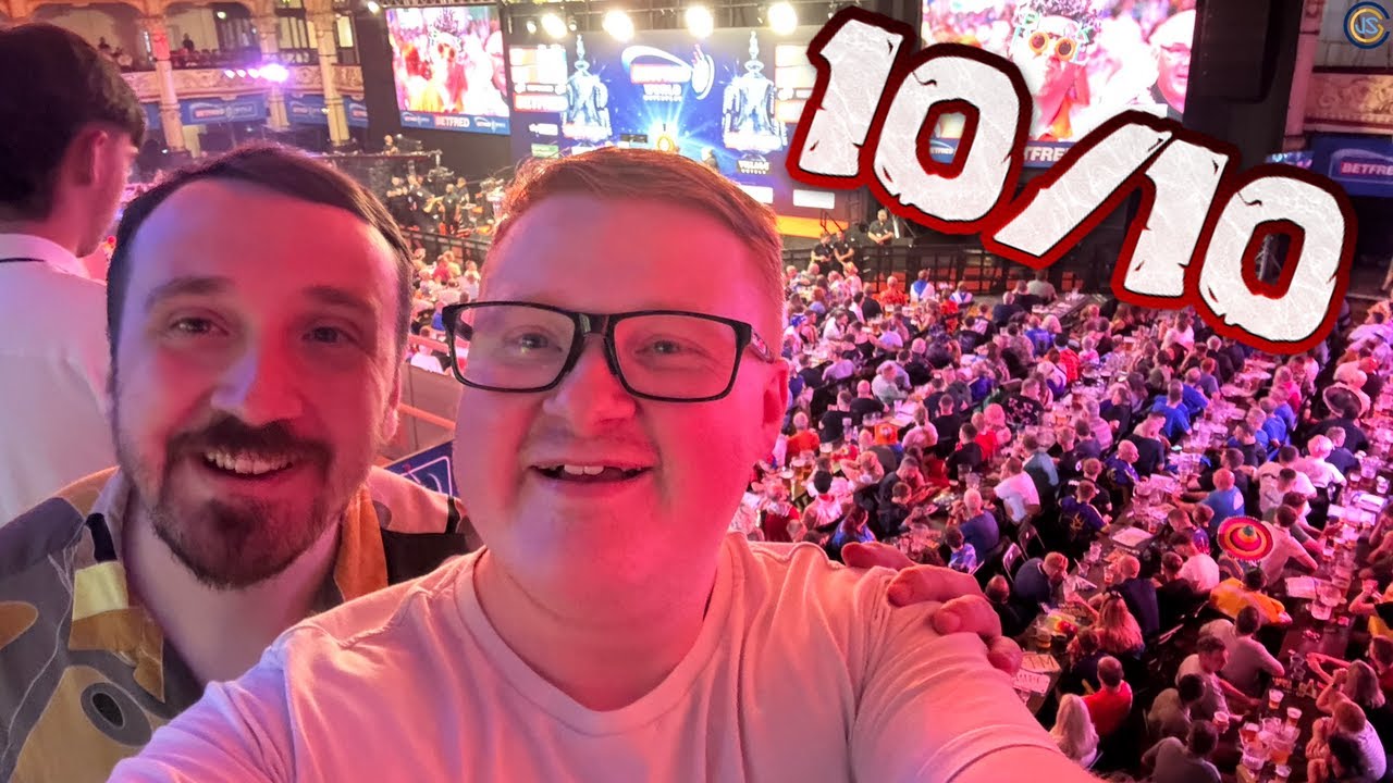 Our Incredible Experience At The World Matchplay In Blackpool | The Boys Try Darts