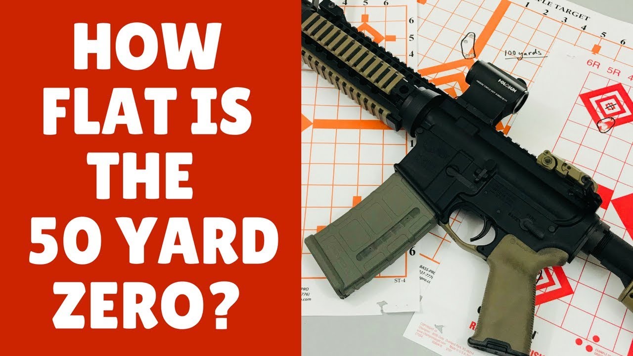 The Flat Shootin' 50 yard Zero (The Best Distance To Sight In A Red Dot)