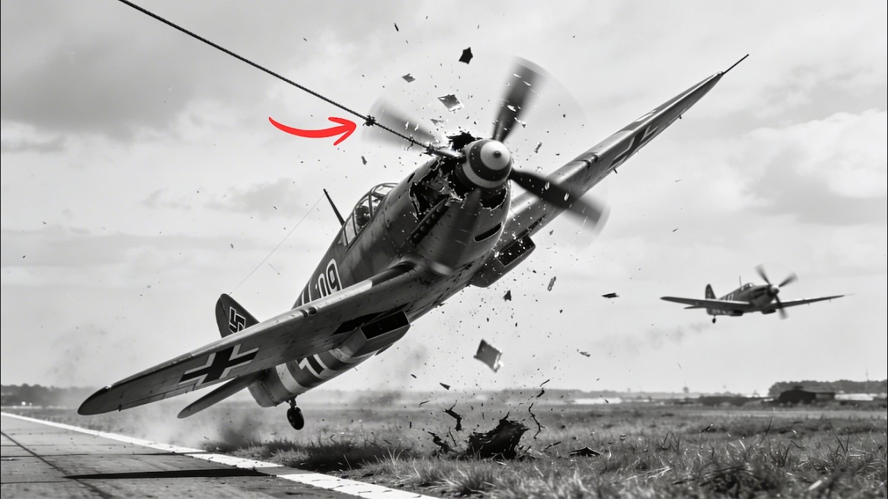 He Stopped the Luftwaffe With Scrap Wire… And No One Believed Him.