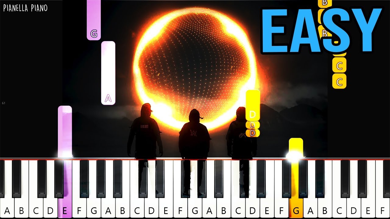 End of Time - K-391, Alan Walker & Ahrix | Piano Tutorial (EASY) by Pianella Piano