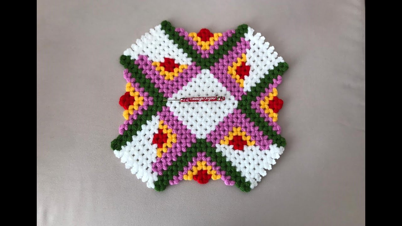 Kare 🧿Lif /Modeli 💯 How to crochet 🧶🧶🧵#tasarım #knitting #rose #colors #diy