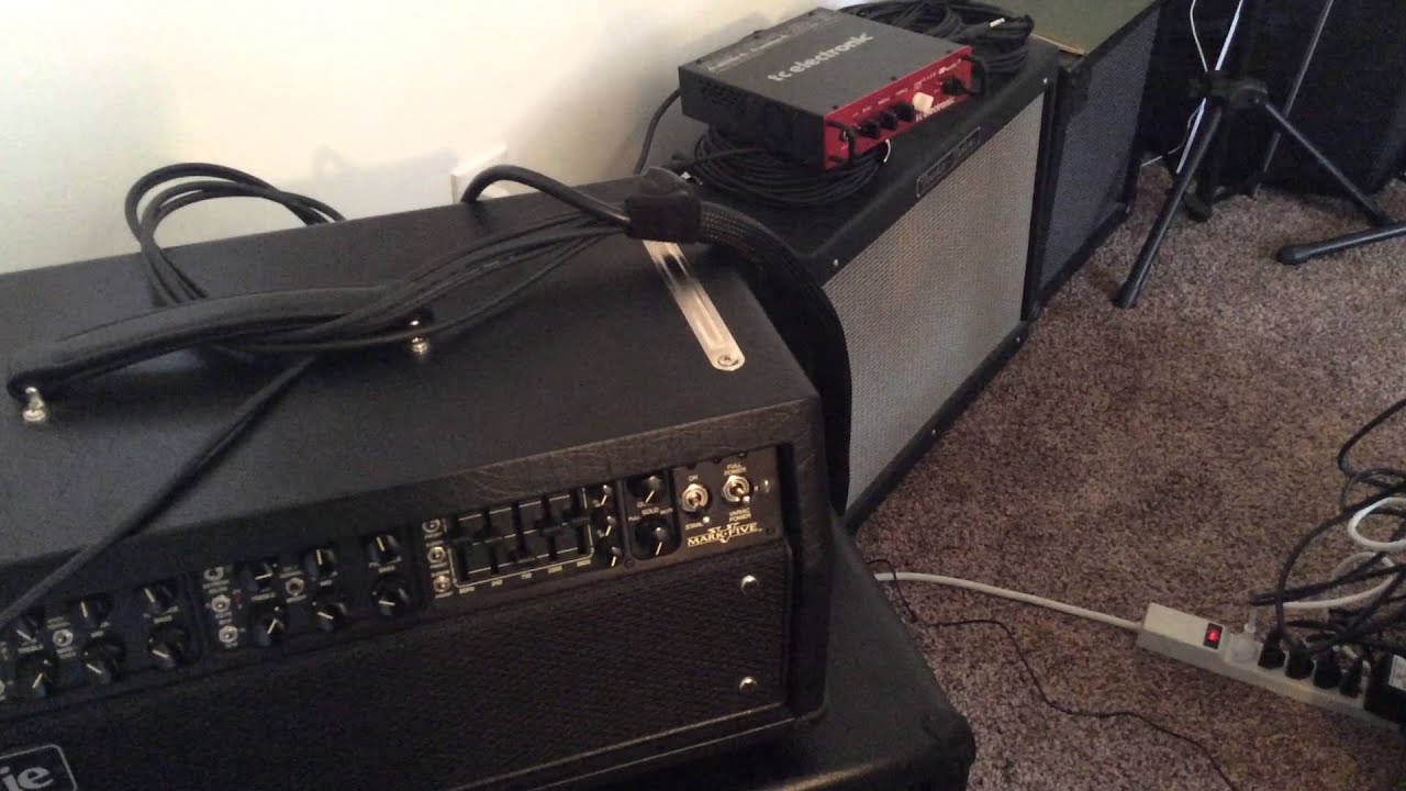 Line 6 Helix with Mesa/Boogie Mark V 4 Cable Method
