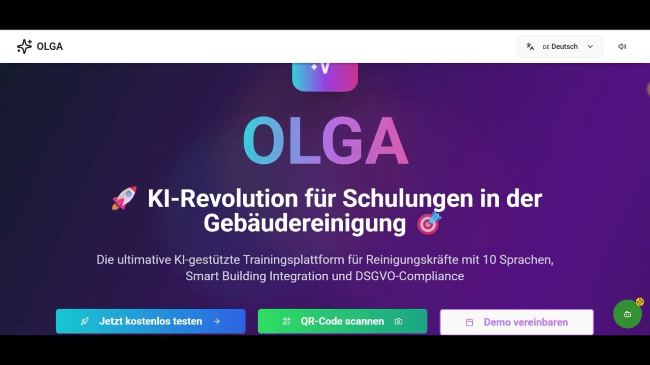 OLGA KI gest&uuml;tzte Schulungsplattform