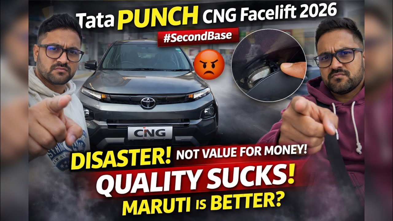 Tata Punch CNG Facelift 2026 😡 | Base Model EXPOSED!Quality Issues, Maruti Actually Better? #tata 
