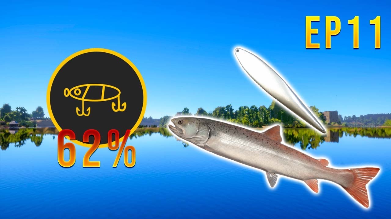 RF4 - LURE FISHING ONLY EP 11 - Lure Crafting and a Trophy! #rf4 #russianfishing4