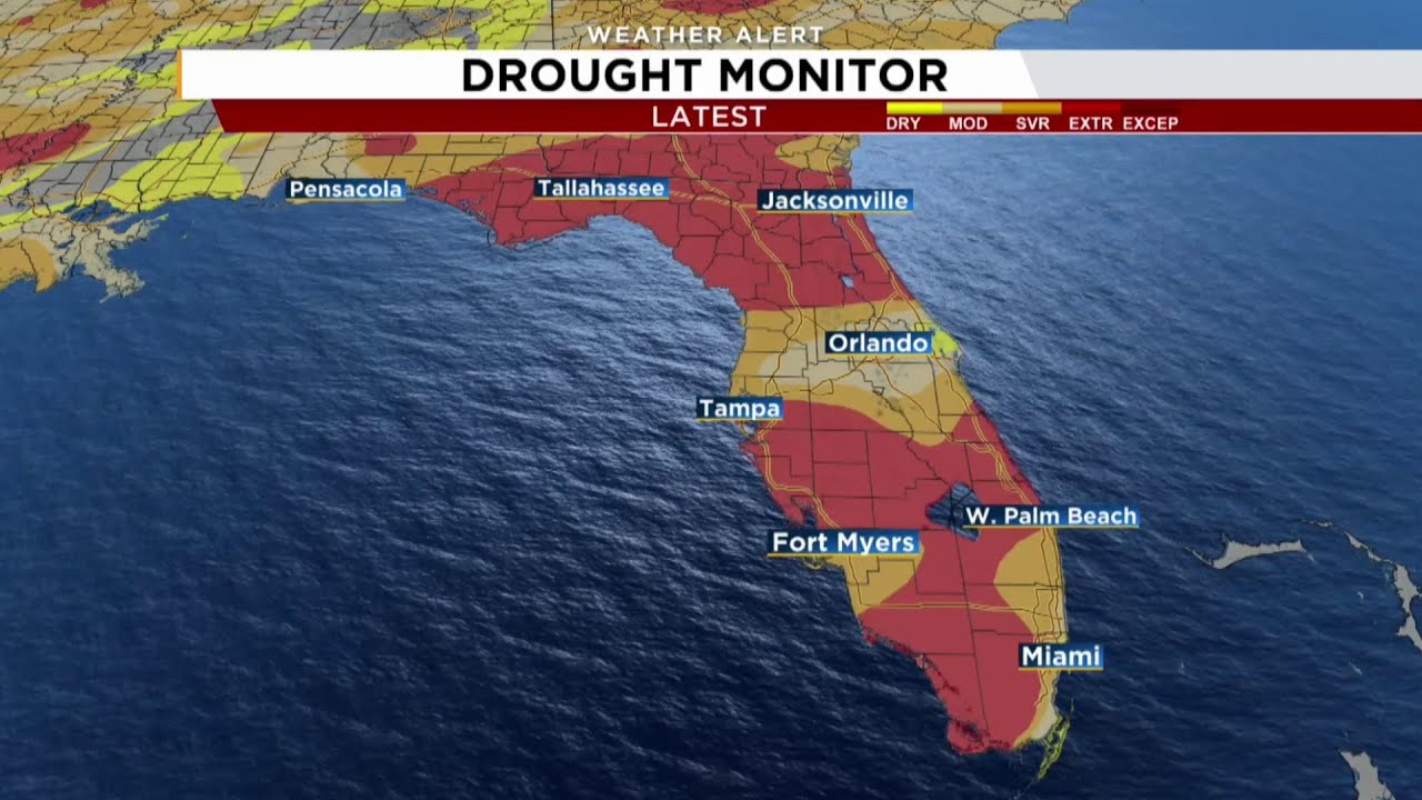 Critical fire conditions build throughout Central Florida amid growing drought
