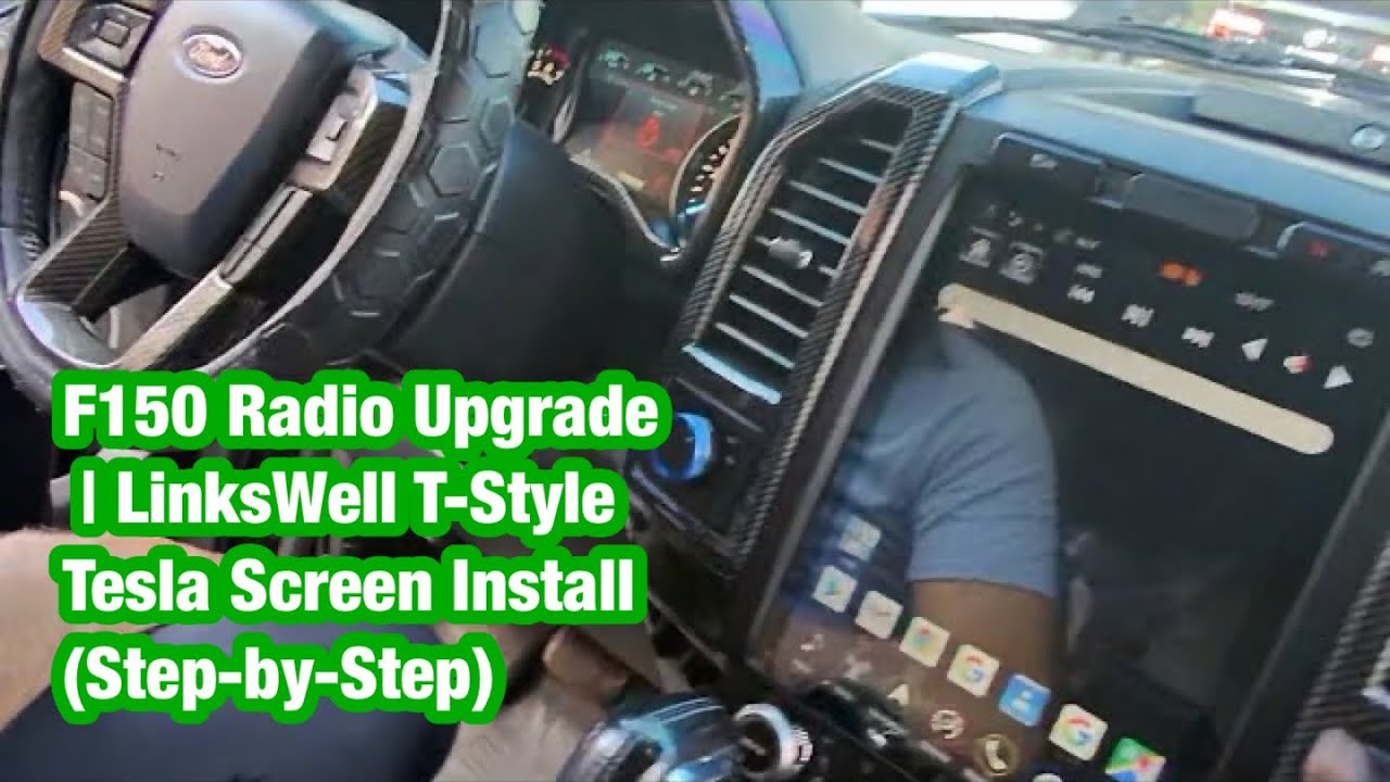 F150 Radio Upgrade | LinksWell T-Style Tesla Screen Install & Review (Step-by-Step) vertical 