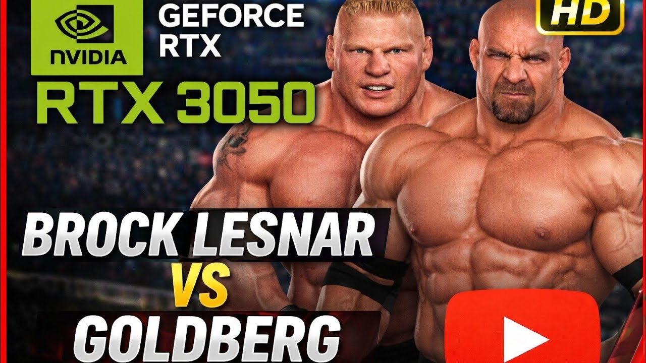 Brock Lesnar vs Goldberg 💀 | SmackDown Mode | RTX 3050 HD