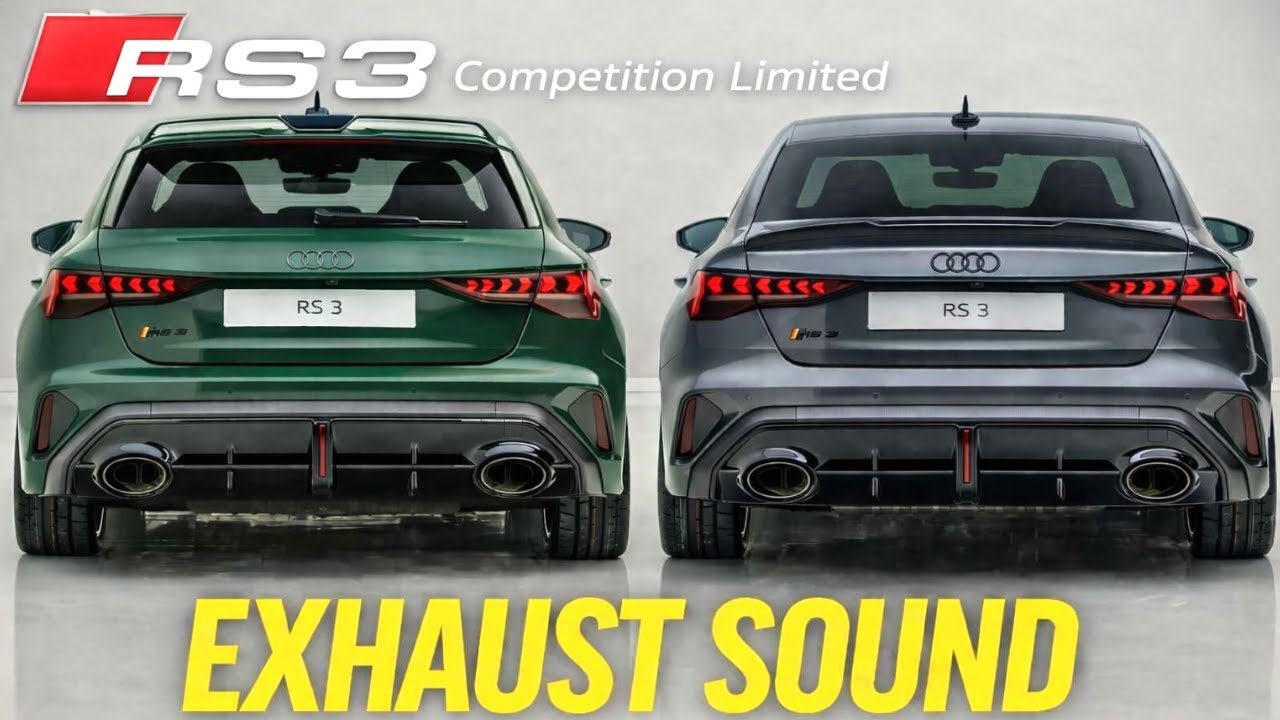 Exhaust Sound - 400 HP Audi RS3 Competition Limited Is A 180 MPH Rocket