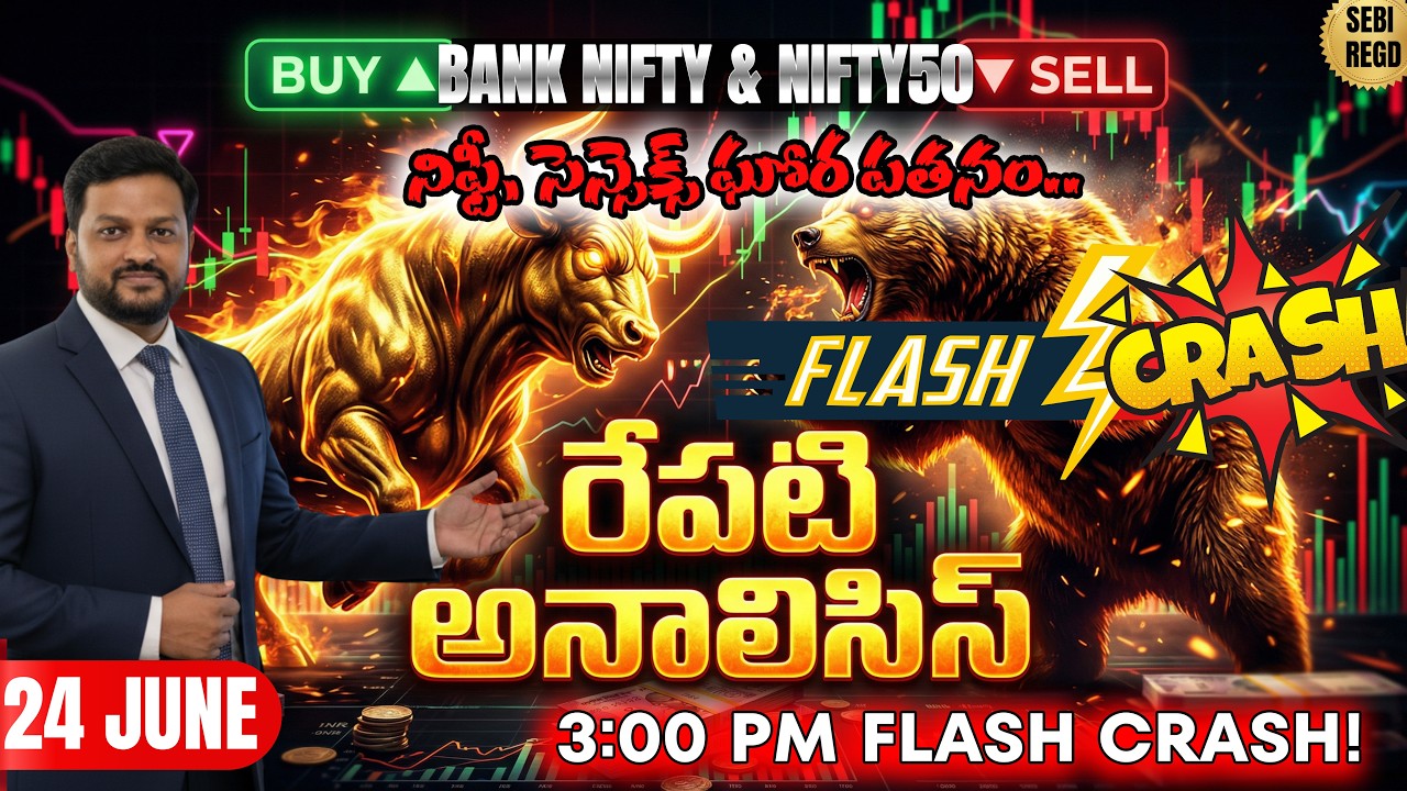 Daily Analysis Bank Nifty Prediction | Nifty 50 Post & Pre-Market Analysis #telugutradershyam