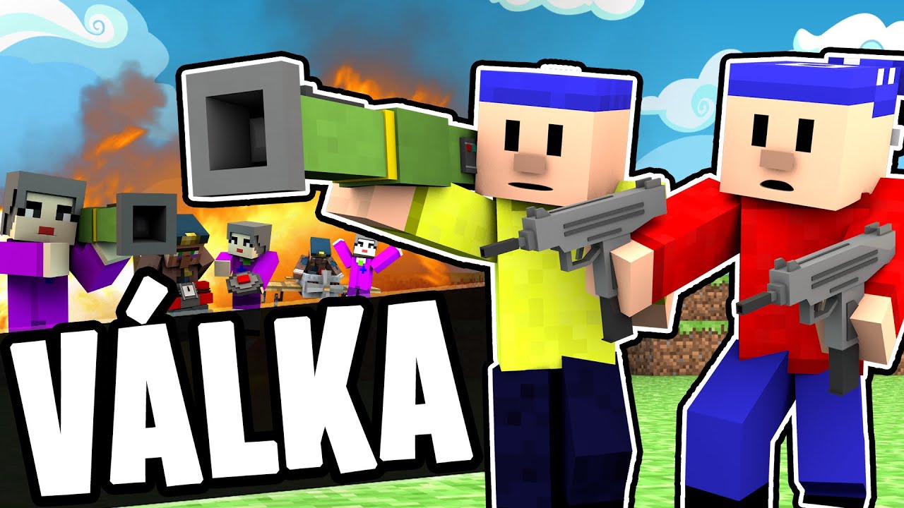 VÁLKA proti ZLÉ UČITELCE! - PAT A MAT PARODIE v MINECRAFTU