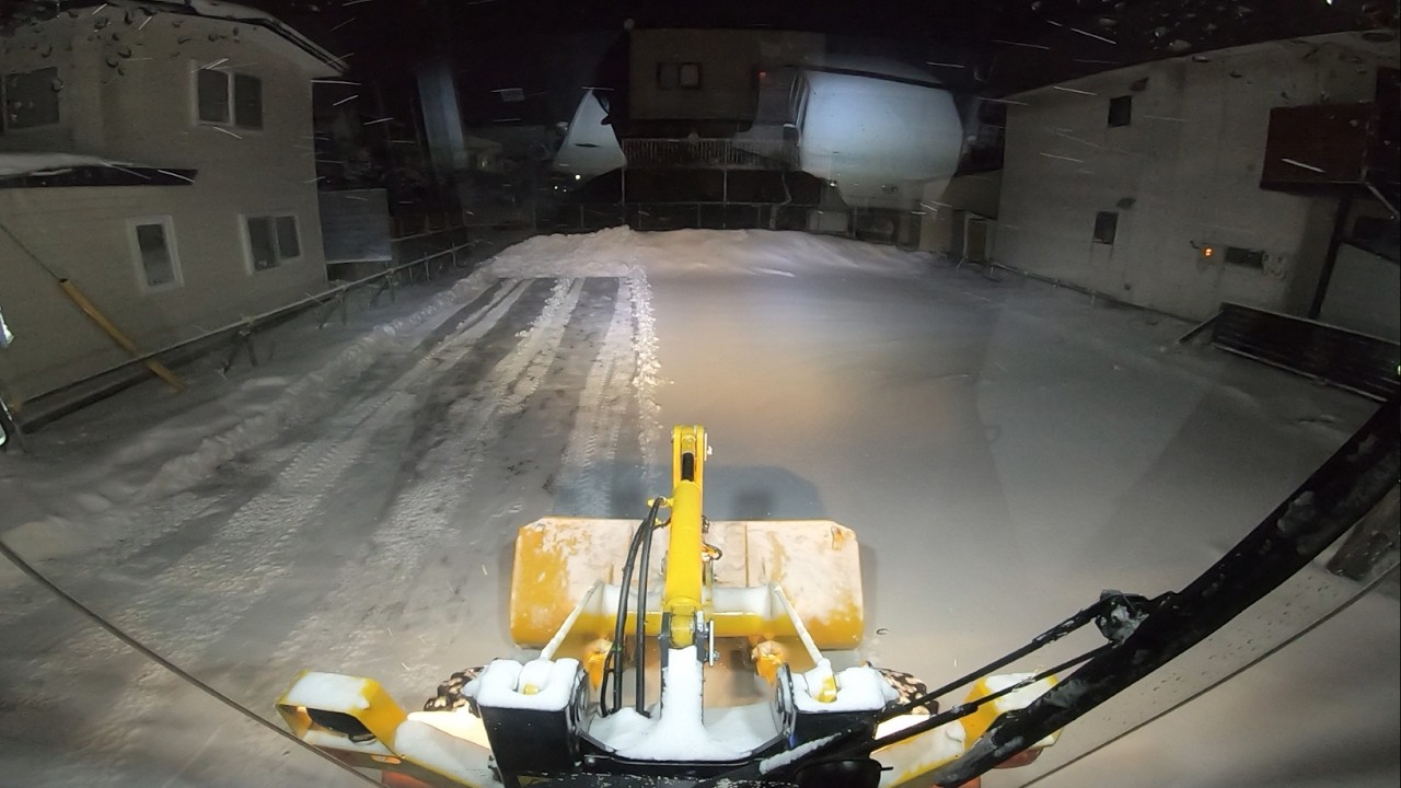 【今季最強寒波】砂利駐車場の除雪の仕方を説明していくいつものエステ2