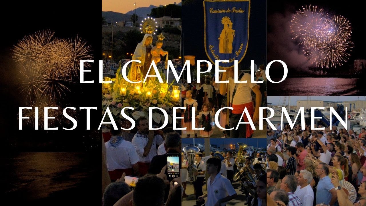 Fiestas de la Virgen del Carmen 2022, El Campello: día 16 de Julio en 4K