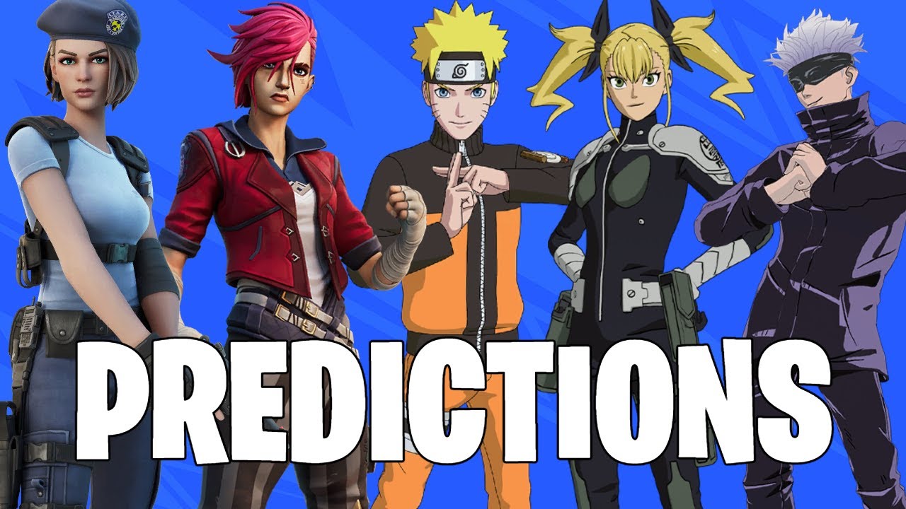 Fortnite Skins Predictions ( Arcane, Naruto, Kaiju, RE & Jujutsu )