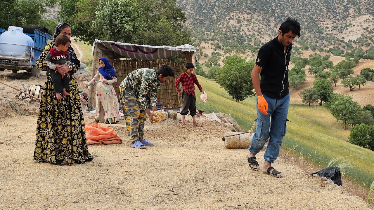 Nomadic Life: Preparing the Ground to Raise Nomadic Tent