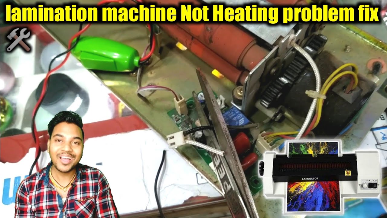 lamination machine Not Heating problem fix 🛠️