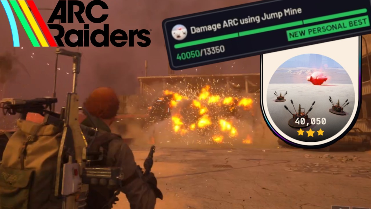 40k+ EASIEST Solo Jump Mines Damage Trial - ARC Raiders
