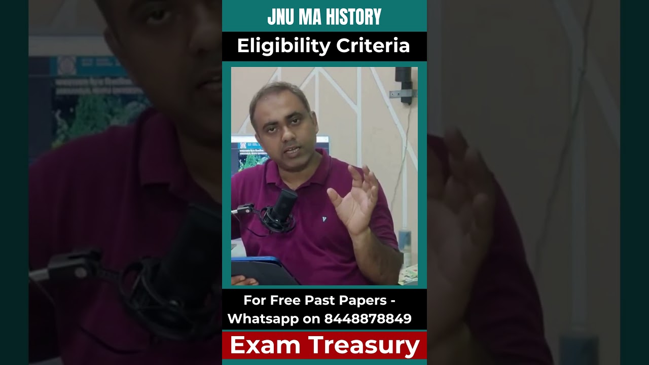 JNU MA History | Eligibility Criteria | CUET PG 2026 #cuetpg #cuetpreparation #jnuadmission2