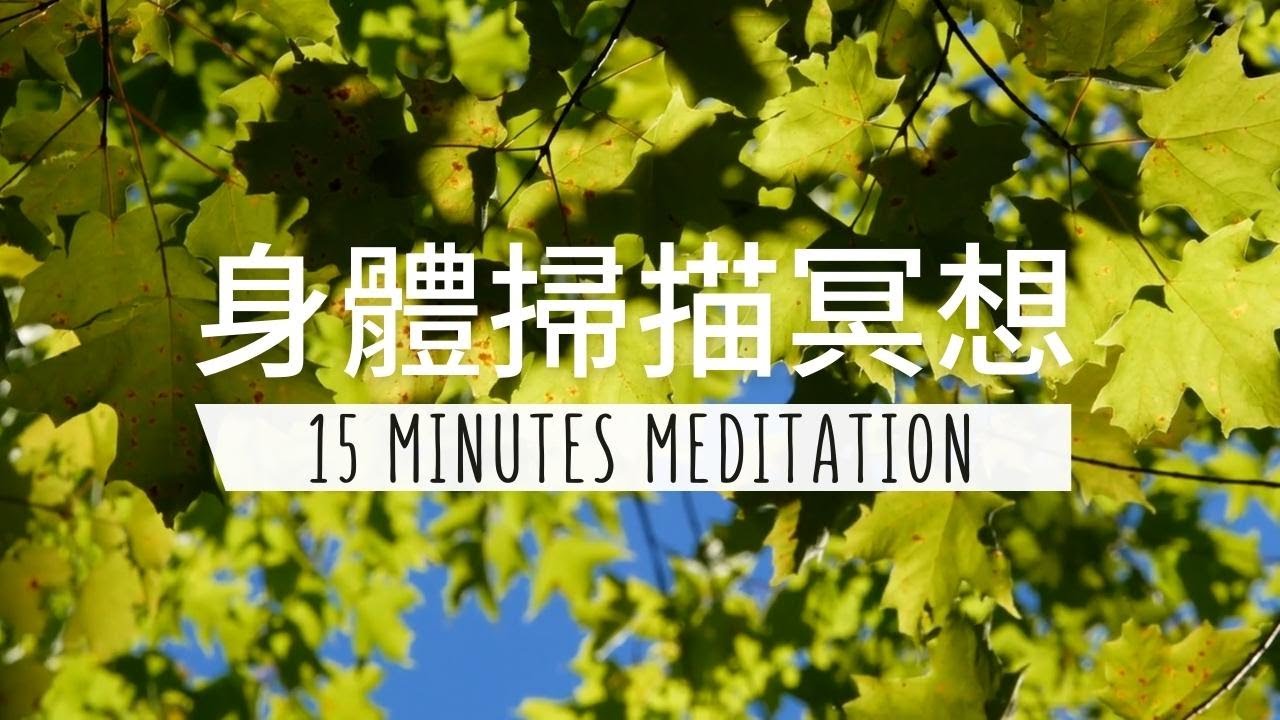 15 分鐘正念身體掃描 | 初學冥想推薦 傾聽身體與內心的聲音