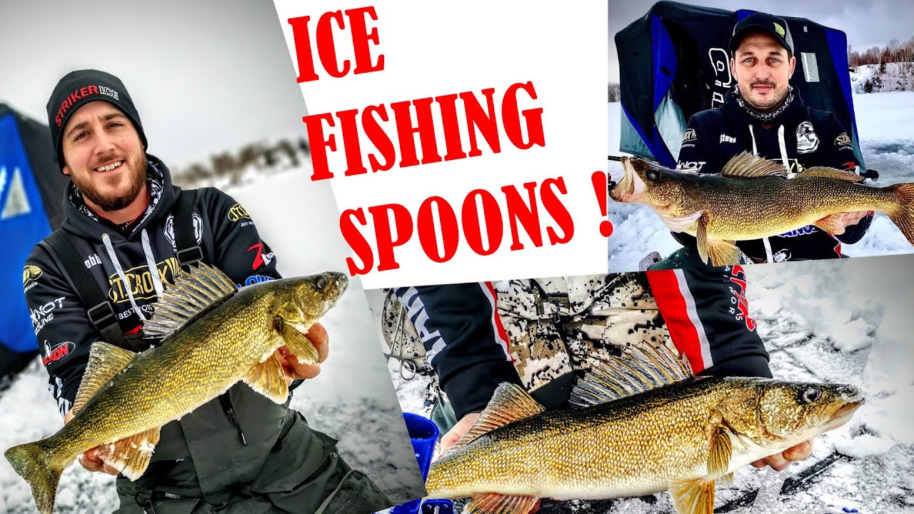 Ice fishing walleye avec les spoons ! Quel spoon? Comment l'utiliser? Chek it out !5 MINUTES FRIDAY!