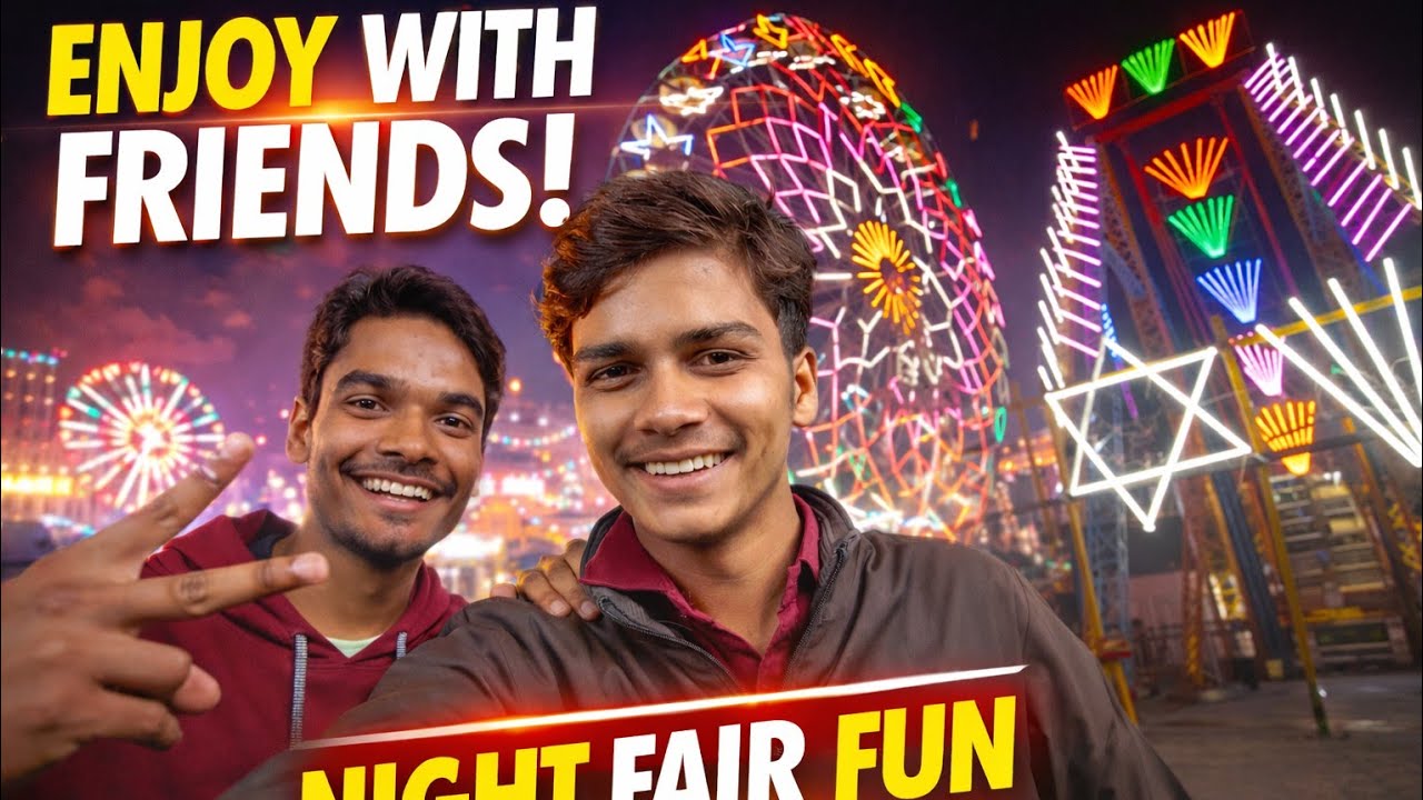 night Fair enjoy with friends l Full mela vibes ❄️#newvlog #pradarshani #freinds #reletable #explore