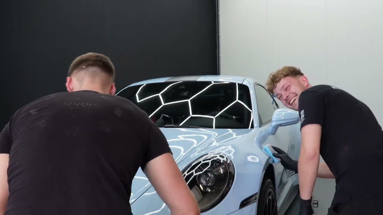 How fast can we coat a Porsche GT3 Wrapped with Labocosmetica #hpc 2.0