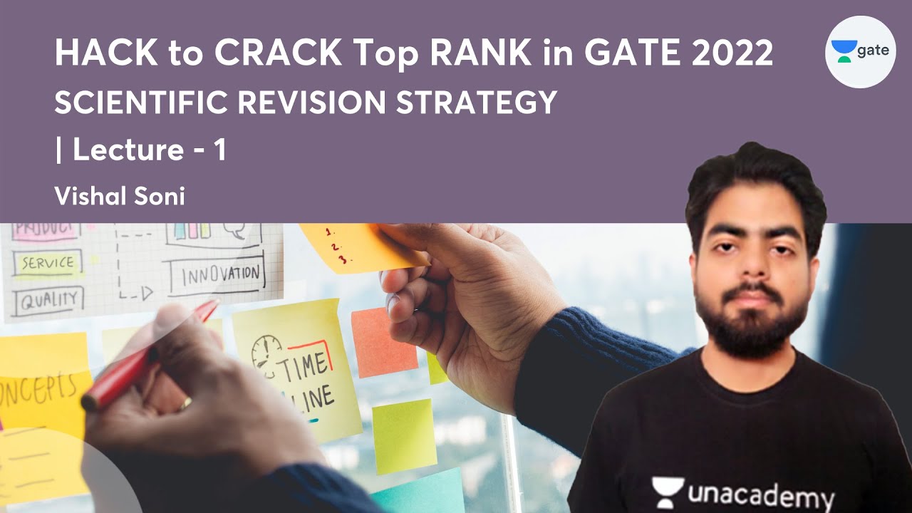 HACK to CRACK Top RANK in GATE 2022 | Scientific Revision Strategy | Lec 1 | Vishal Soni