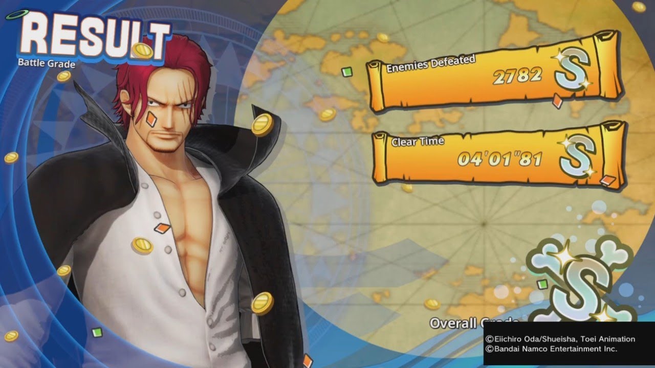 ONE PIECE: PIRATE WARRIORS 4 Shanks (Power) - True Pirate Warrior King: 4:01:81
