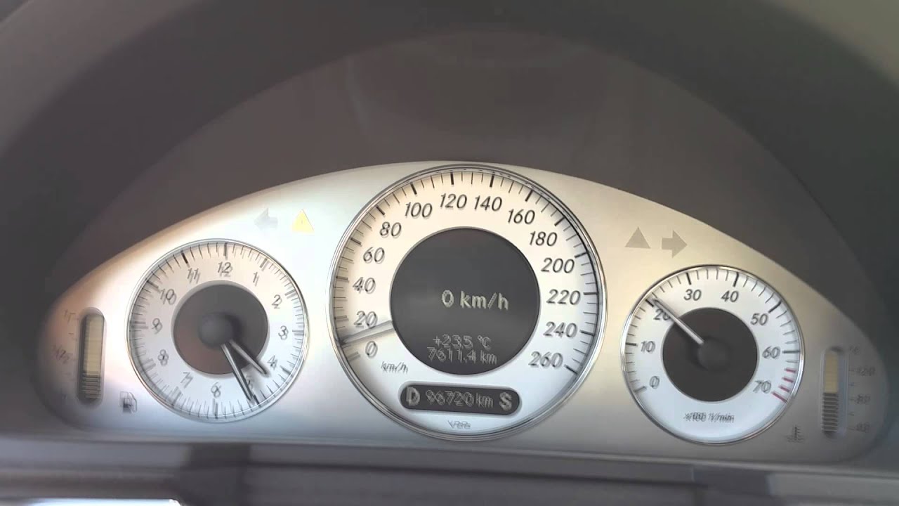 Mercedes W211 E500 5.5 V8 388PS 0-100 Vergleich