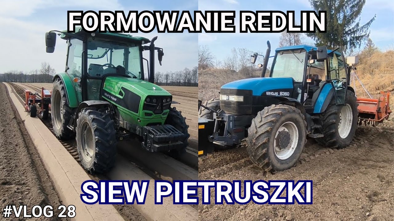 Nawozy, Formowanie Redlin i Siew Pietruszki 2025 [Vlog 28]