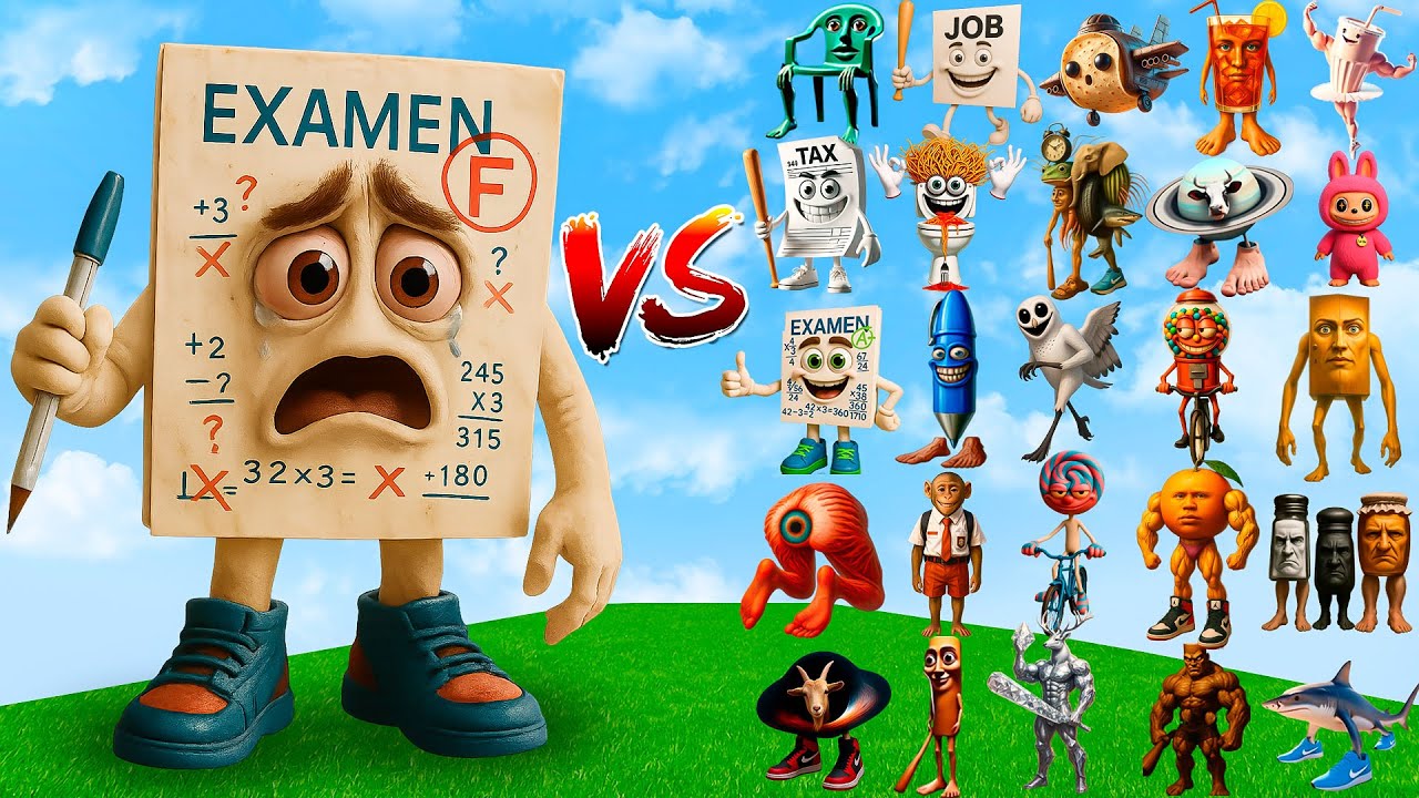 NO MY EXAMEN vs ARMY NEW Brainrot Bosses | Minecraft Mob Battle