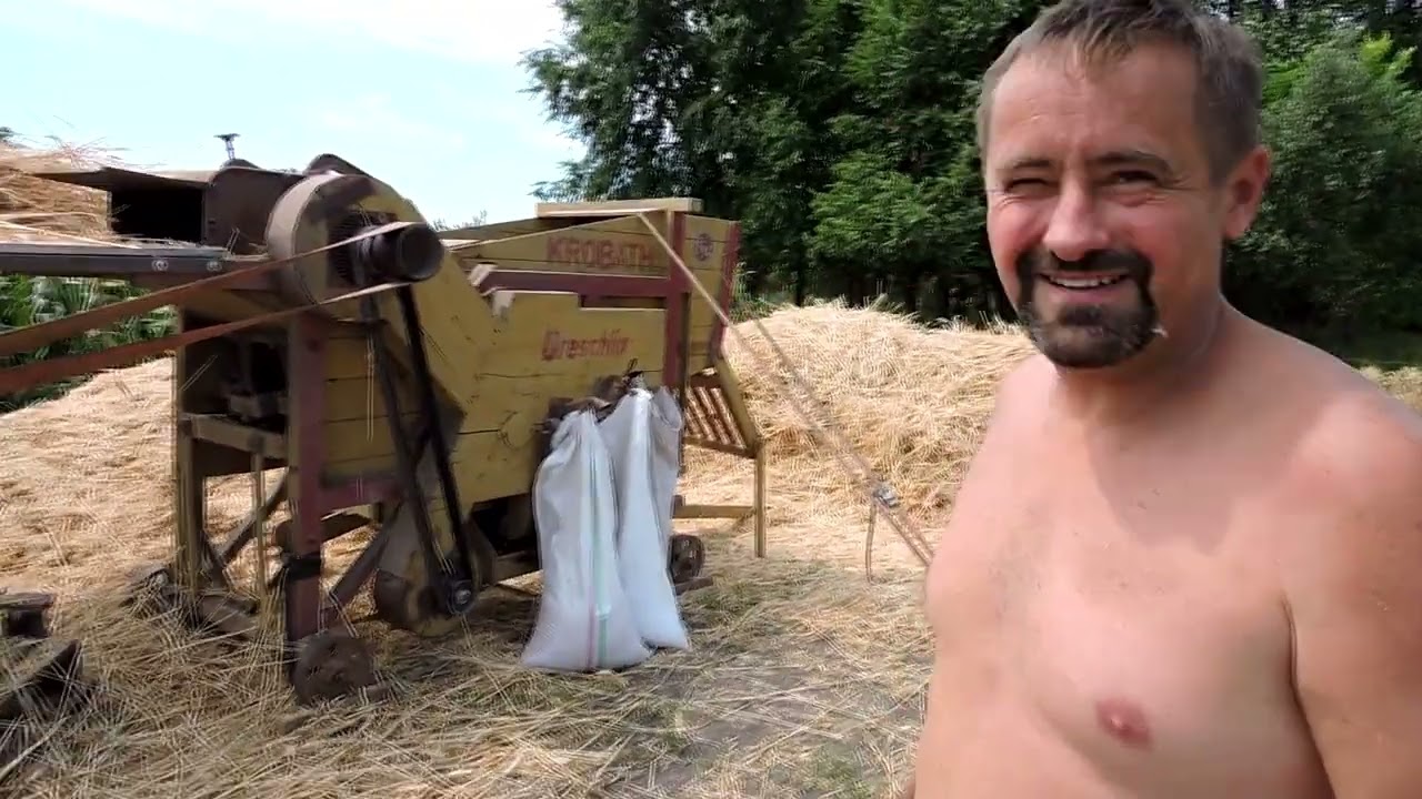 1725. Kézzel, kaszával aratni a mai világban???? 💪 Cséplőgéppel dolgozni??? 🚜Ki a legény a gáton?