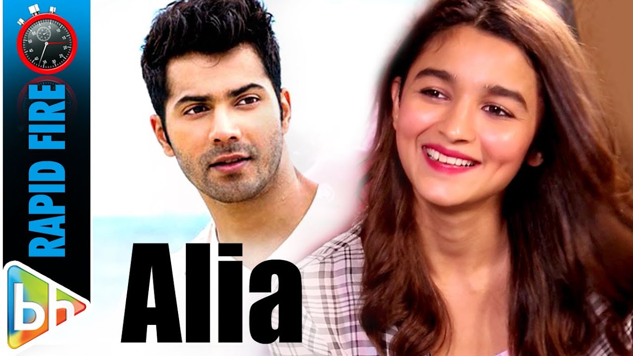 Alia Bhatt's SUPER-HIT Rapid Fire On Varun | Sidharth | Shahid | Tanmay | Donald Trump