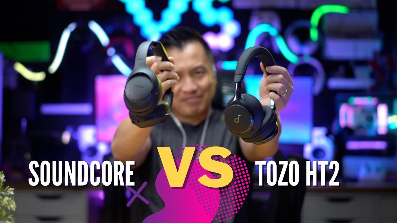 СРАВНЕНИЕ И ТЕСТ ЗВУКА - Soundcore Space One VS Tozo HT2