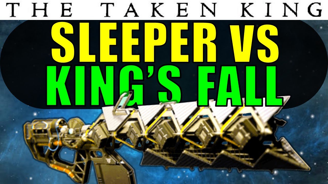 Destiny: Sleeper Simulant vs King's Fall RAID BOSSES! | Exotic Heavy Fusion Rifle | Taken King