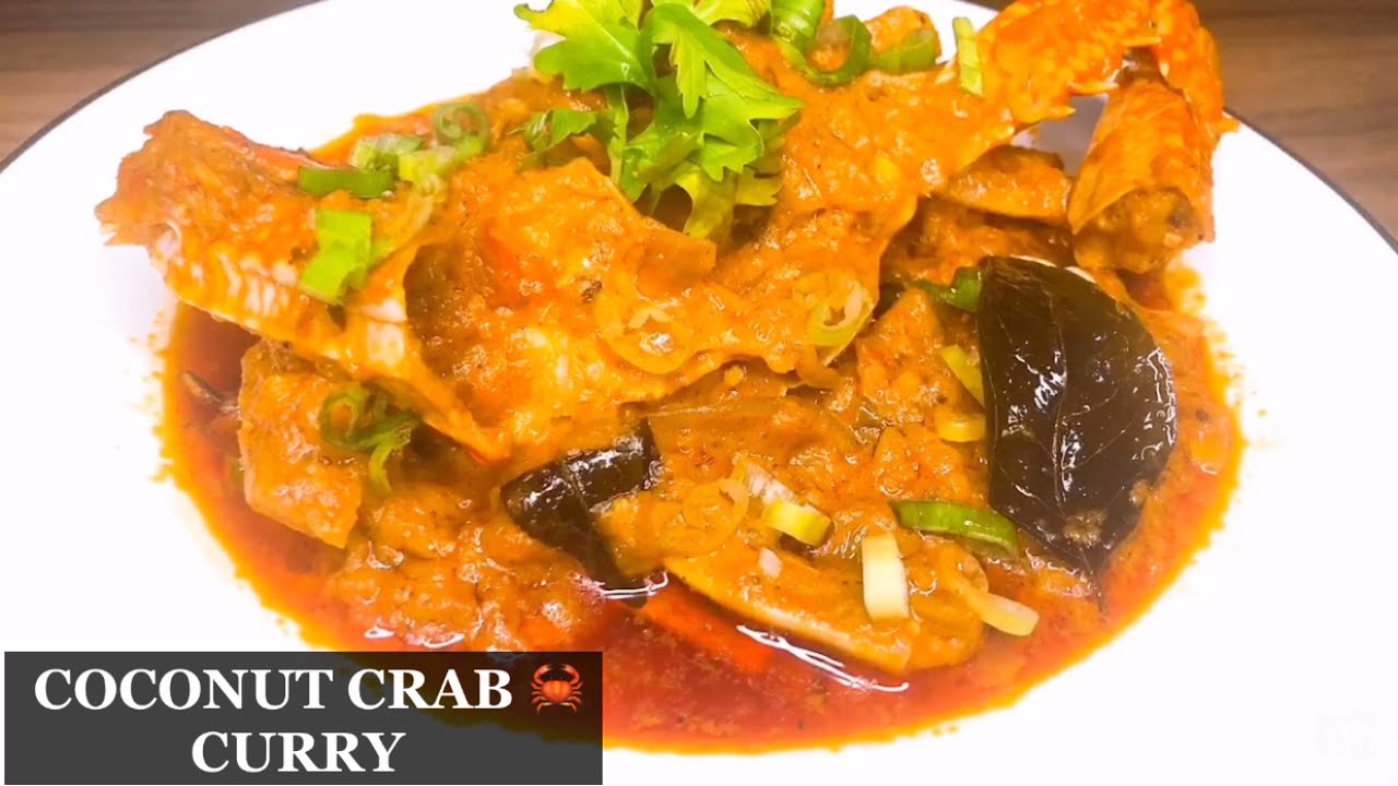 How to Cook best Crab Curry  | Crab Curry with Coconut Milk | Red Curry Crab | Coconut Crab Curry