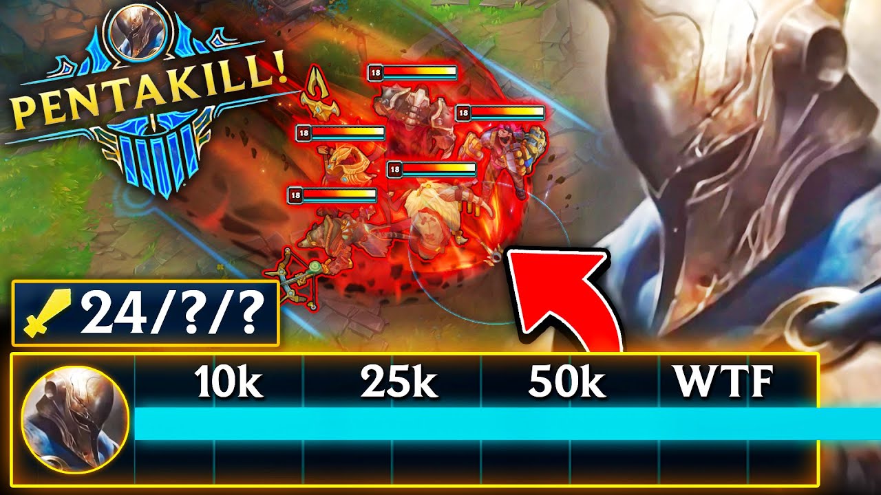 The absolute BEST Pantheon game you'll ever witness... (PENTAKILL WITH ULT)