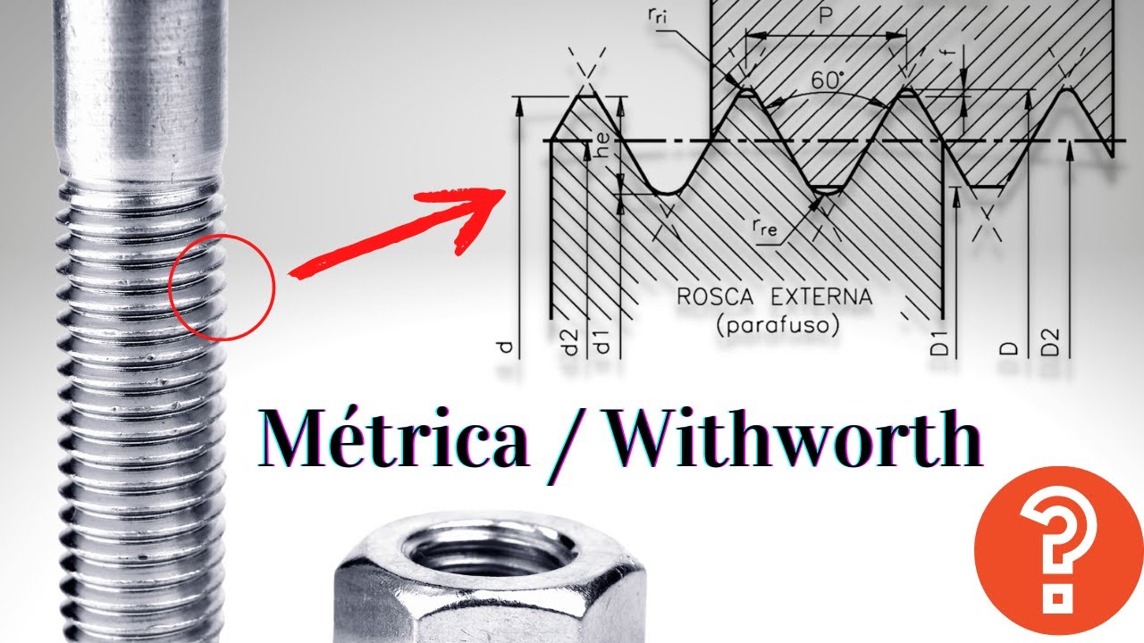 PARAFUSOS E CÁLCULO DE ROSCAS PARA FABRICAÇÃO - PARTE 2