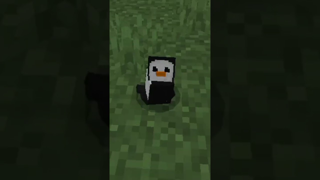 penguin in minecraft!!! #minecraft