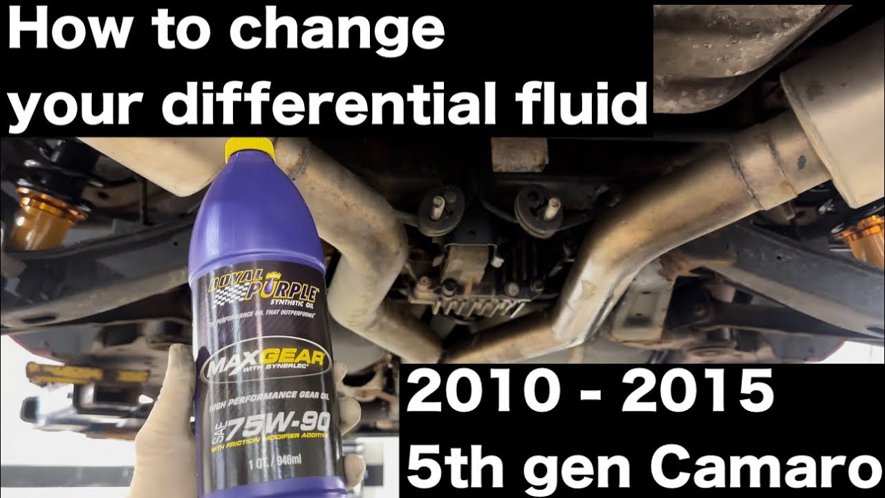 How to change differential fluid on a 5th gen Camaro (OFFICIAL VIDEO) (EASY)