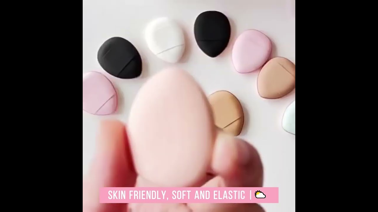 Finger Air Cushion Mini Puff Concealer Makeup Detail Sponge Water Droplets Fingertip Puff Sponge