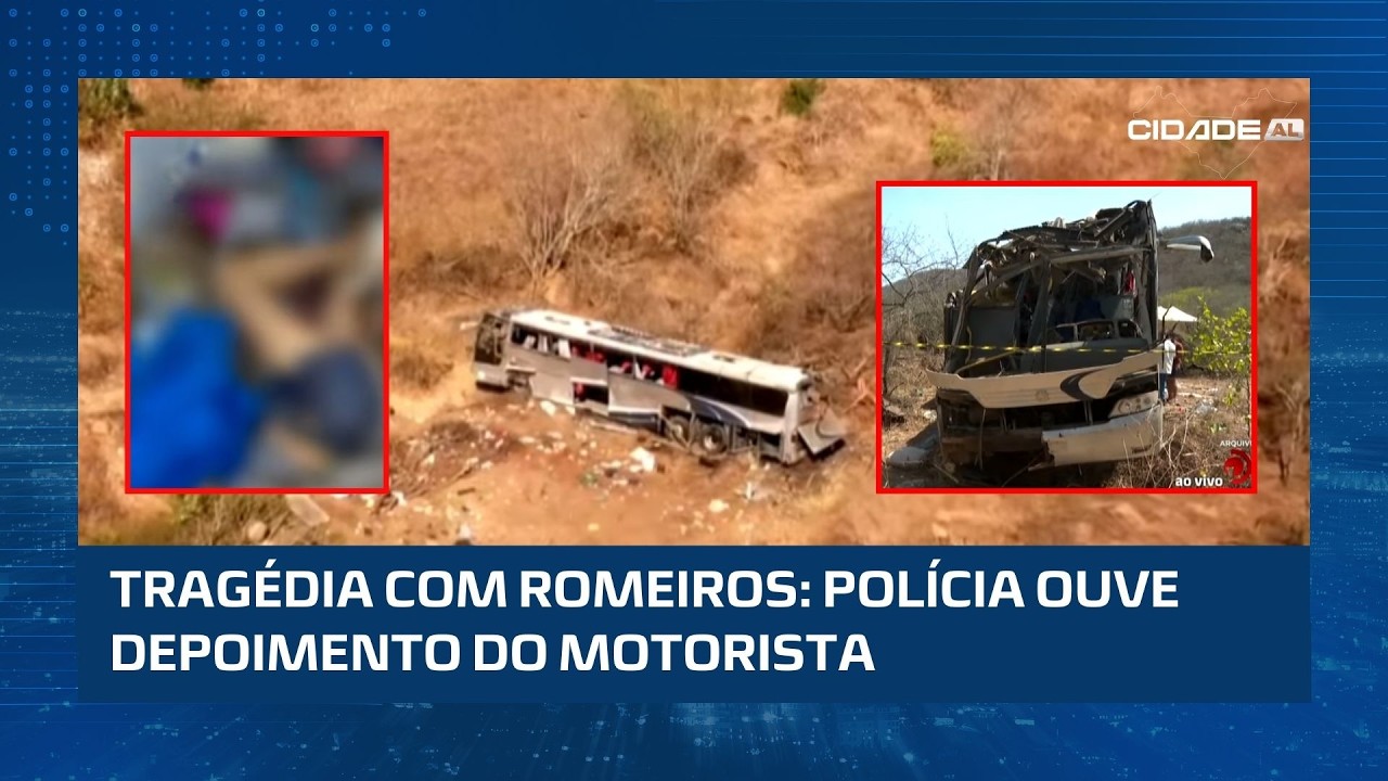 Motorista do ônibus diz que não se lembra do que aconteceu; 16 pessoas morreram no acidente
