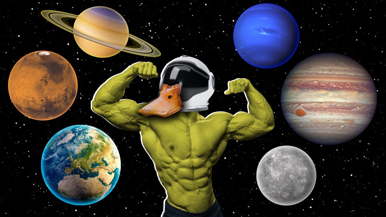 PATO BOMBADO VIAJOU PELO ESPAÇO E SE TORNOU O DEUS DO UNIVERSO! - Duck Life Space